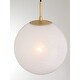 preview thumbnail 6 of 5, Minka Lavery 291 Mist 12" Wide Pendant with Alabaster Glass Shade