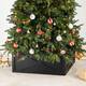 Glitzhome 26"L/ 22"L Handcrafted Wooden Christmas Tree Collar