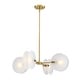 preview thumbnail 2 of 4, Designers Fountain D311C-4CH Sky Fall 4 Light 28" Wide Chandelier