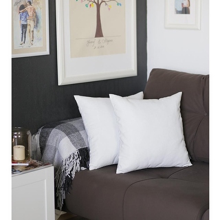 inch Square Solid Color Throw Pillow BLACK PILLOW COVER. 22x22 pillow cover