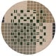preview thumbnail 27 of 29, SAFAVIEH Handmade Genre Conja Mid-Century Modern Wool Rug 6' Round - Green/Beige