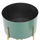 preview thumbnail 42 of 50, Iron Contemporary Planter (Set of 2) - S/2 12", 16"H
