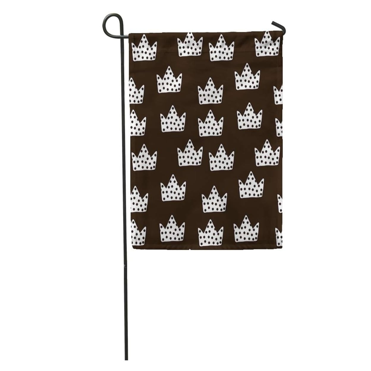 Dot Black And Childish Creative Nursery Crowns In Scandinavian Garden Flag Decorative Flag House Banner 28x40 Inch Overstock 31401010