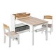 preview thumbnail 5 of 8, Children Play Table with Bookcase and 2 Chairs Set