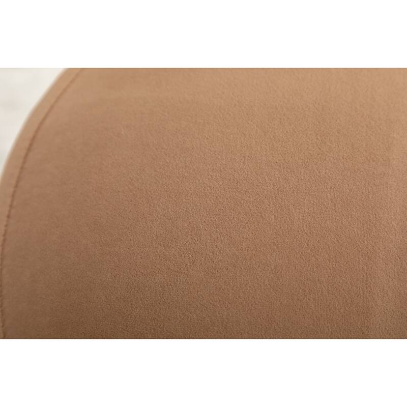 Velvet Round Footrest Ottoman