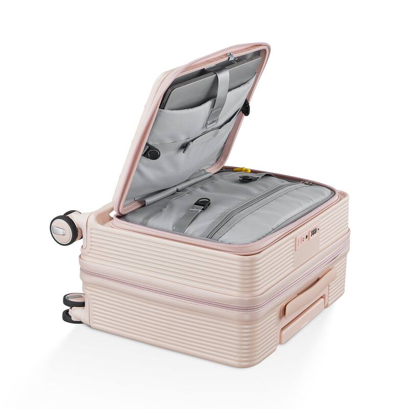 18" Carry On Luggage with Front Open Door &Laptop Interlayer