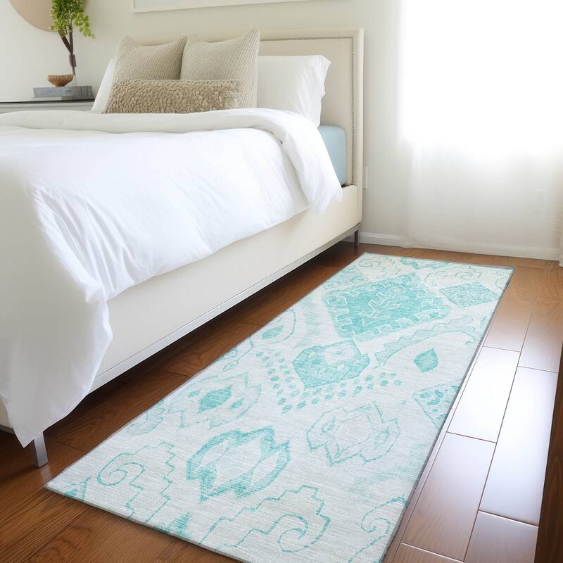 Machine Washable Indoor/ Outdoor Chantille Global Boho Rug