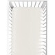 preview thumbnail 1 of 4, Sweet Jojo Designs Ivory Boy Girl Fitted Crib Sheet Solid Color Off White Boho Chic Bohemian Shabby Gender Neutral Tufted Sun