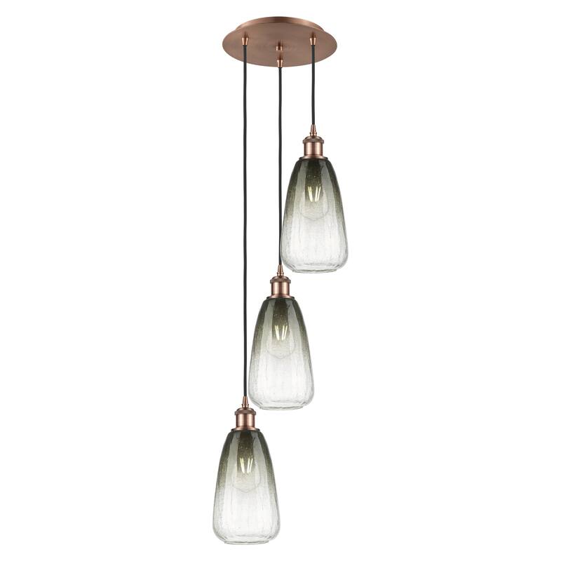 Innovations Lighting Endless Possibilities Ballston - Brookhaven Almond - 3 Light 13" Cord Hung Multi Pendant