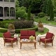 preview thumbnail 44 of 47, ARDEN Outdoor Loveseat Cushion Set, 48 x 24