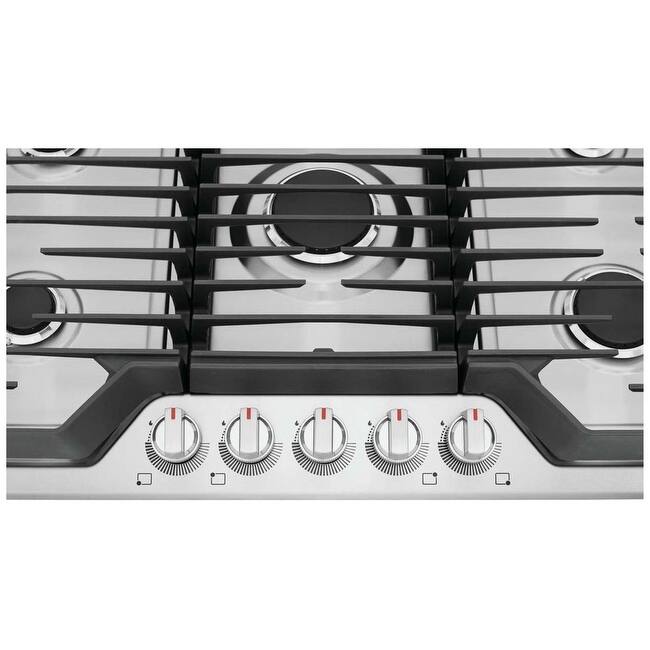 Frigidaire GCCG3648A 36" Wide 5 Burner Gas Cooktop with Quick Boil