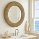 preview thumbnail 7 of 6, Varaluz Tangled Wall Mirror - Natural Rope