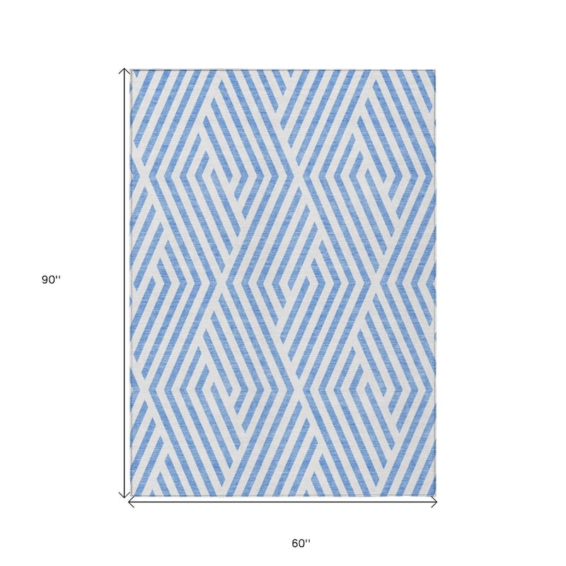 Cane Abstract Shapes Weather Resistant Versatile Elegance Outdoor Rug