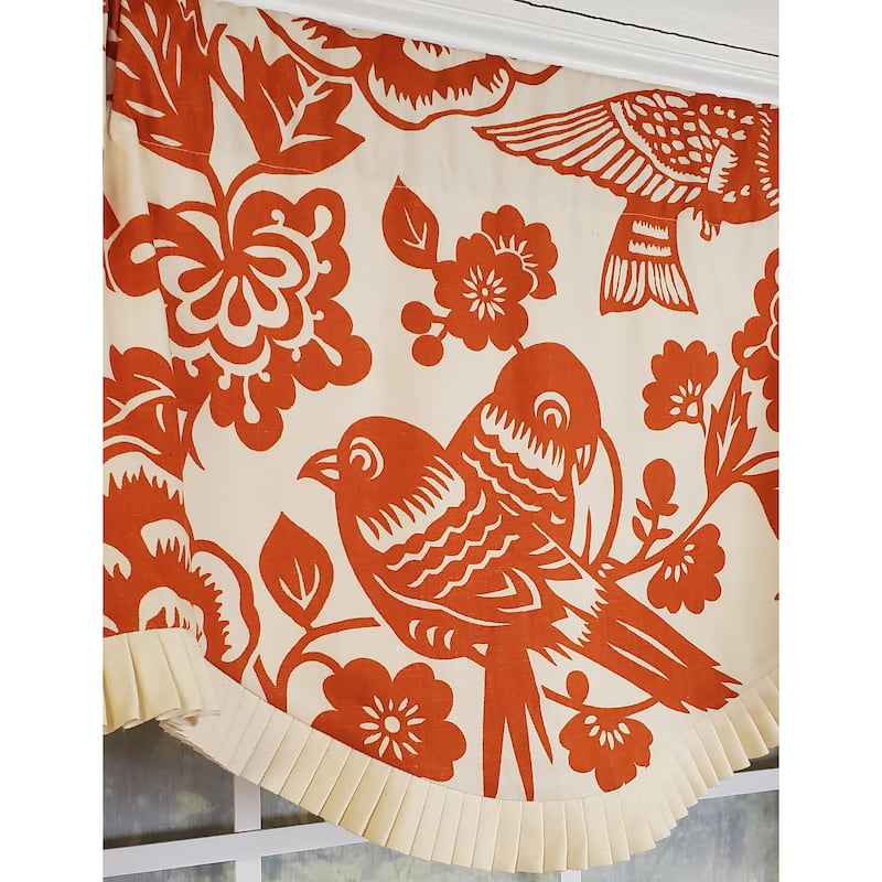 RLF Home Design Lovebird Cornice Window Valance