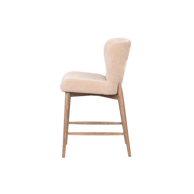 Notting Hi 27" Counter Stool, Champagne Chenille