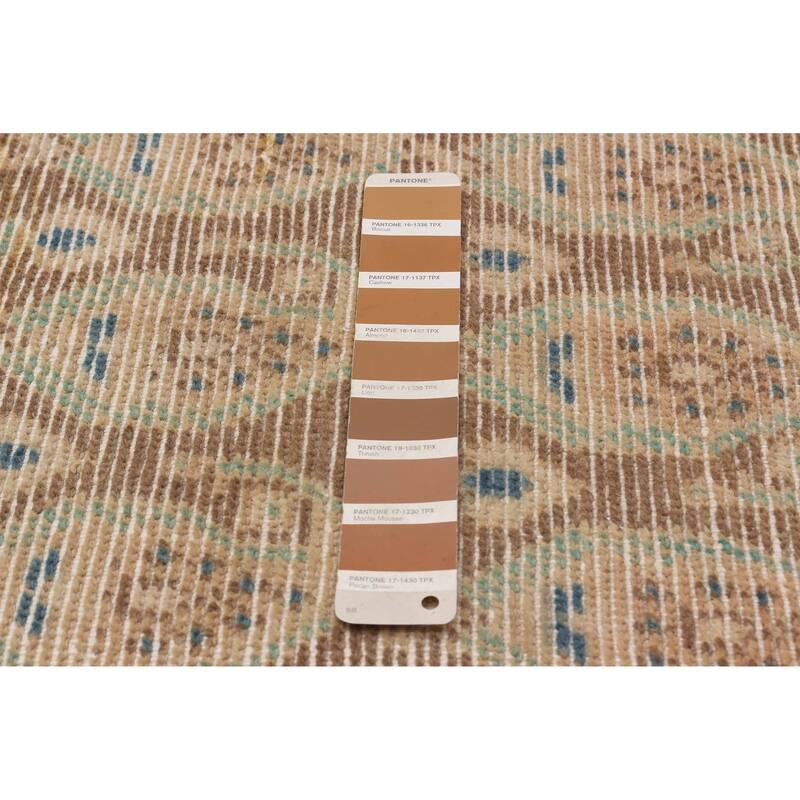 ECARPETGALLERY Hand-knotted Antalya Vintage Brown Wool Rug - 3'6 x 6'1