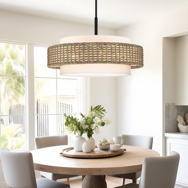 Black double canopy chandelier top
