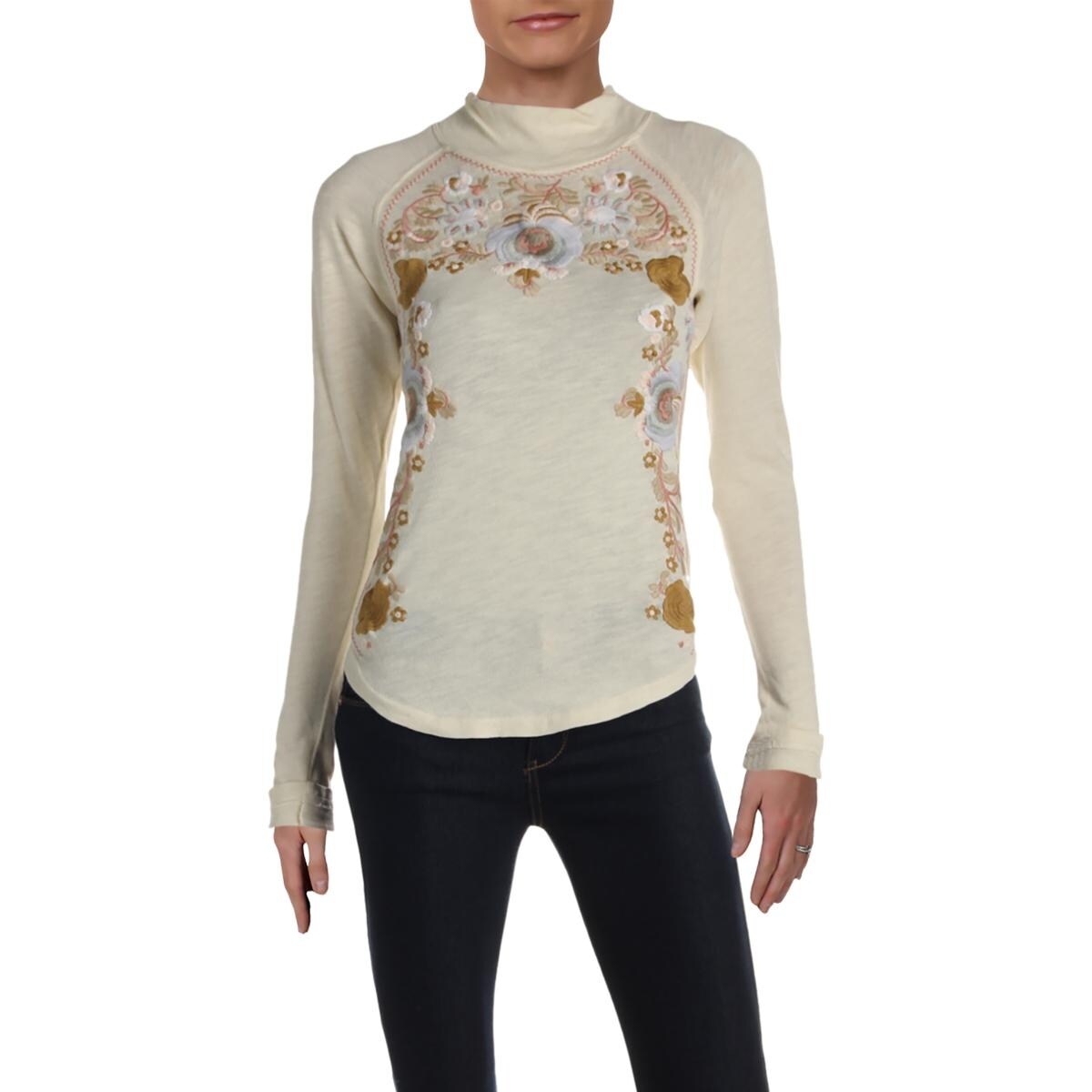 free people disco rose pullover