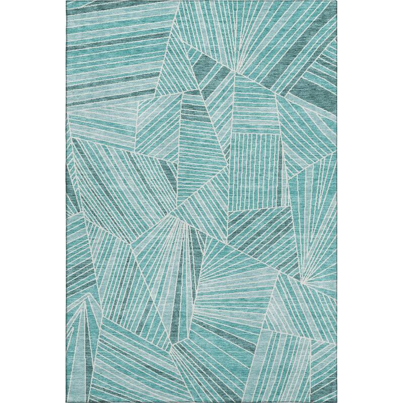 Premium Washable Super Soft Modern Mosaic Mayfield Rug