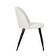 preview thumbnail 86 of 176, Homy Casa Mid-Century Modern Fabric Dining Chairs (Set of 2)