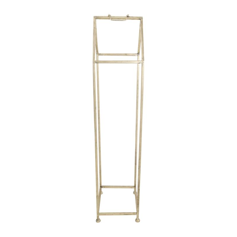 Metal House Shaped Fire Wood Holder with Handle