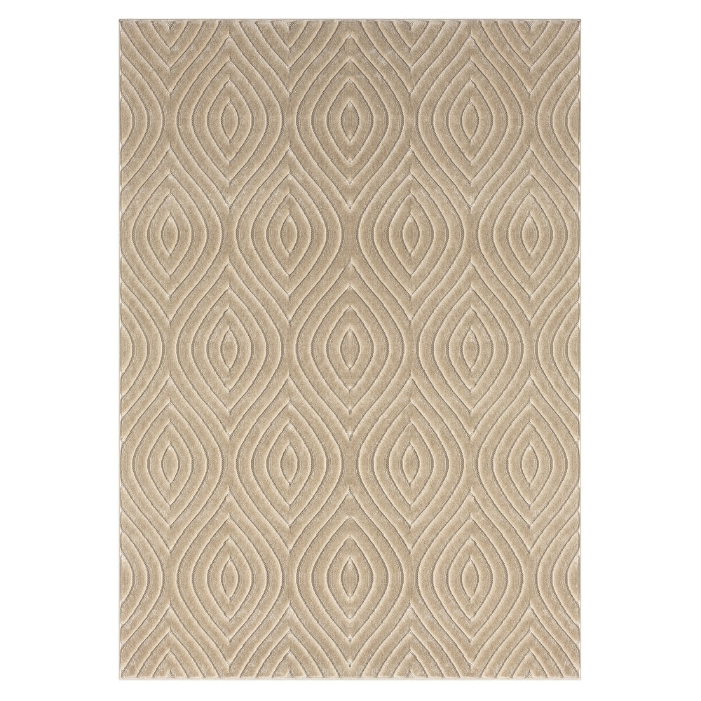 Sevita Modern Trellis Indoor/Outdoor Area Rug