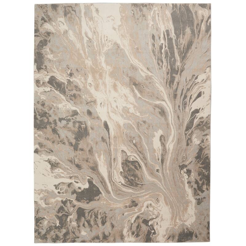 Nourison Home Neutral Modern Abstract Area Rug
