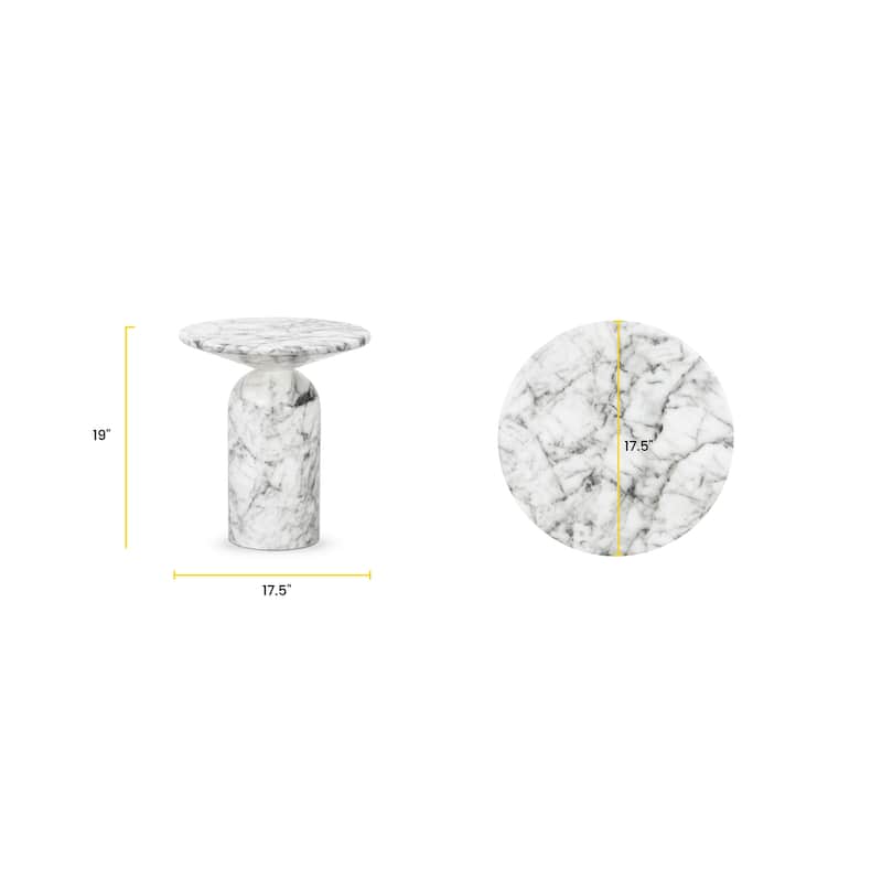 Poly and Bark Wels End Table