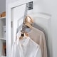 preview thumbnail 2 of 4, Organize It All Over the Door Fold Down Hanger - 15.75"x2.88"x3.5"