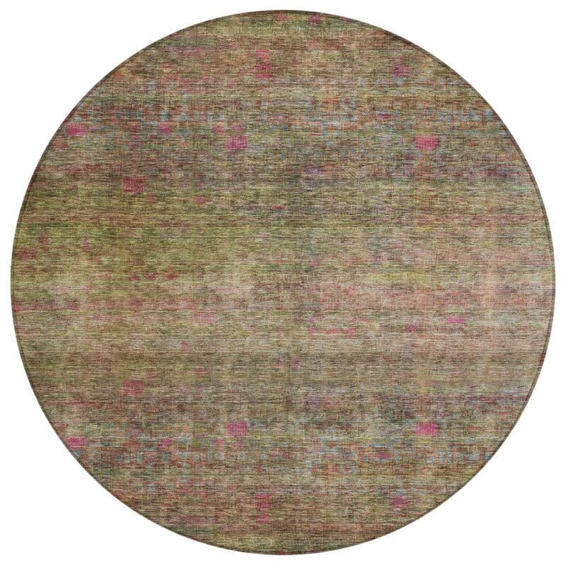 HomeRoots Floral Transitional Rectangle Outdoor Rug