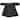 Black Teddy Upholstered T-Shape Vanity Foot Stool 19"W x 16"H