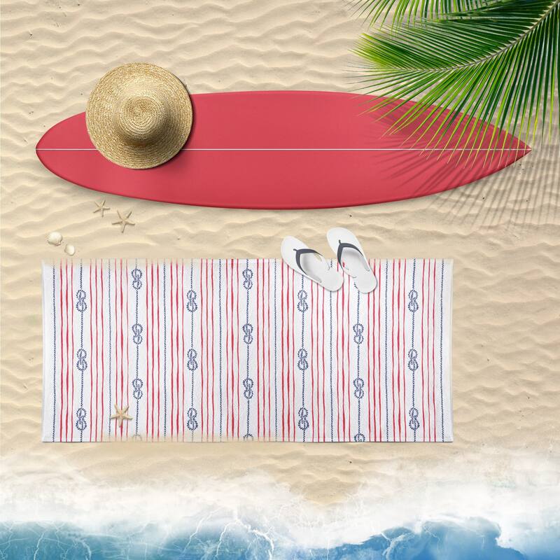 Arkwright Cotton Printed Novelty Beach Towel - 30x60 Inches