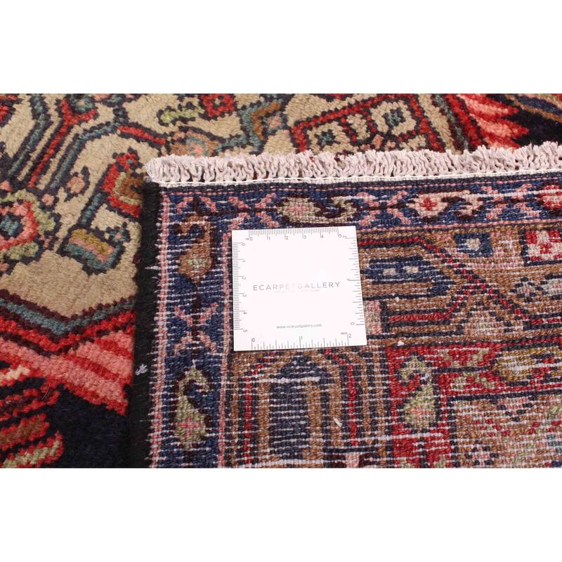 ECARPETGALLERY Hand-knotted Konya Anatolian Dark Navy Wool Rug - 3'10 x 11'7