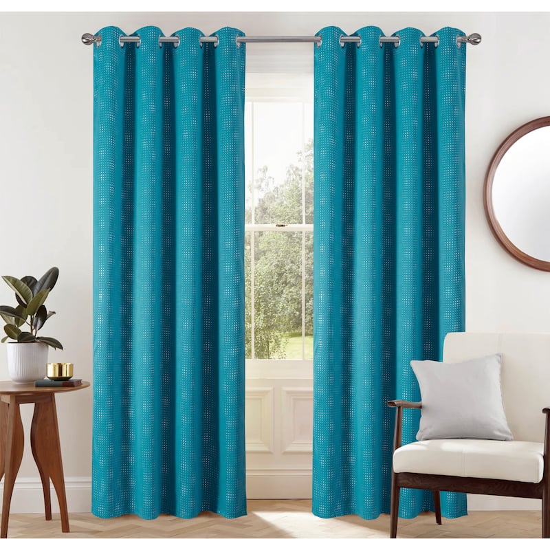 Gatsby Metallic Room Darkening Window Curtain