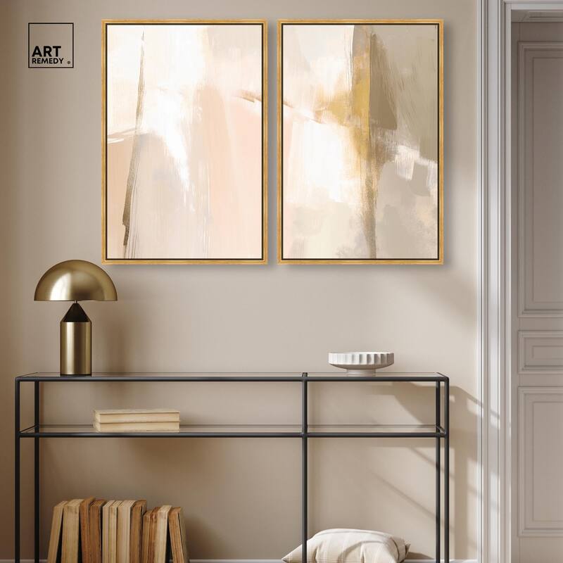Meditative Hues II Canvas Set of 2 by Art Remedy