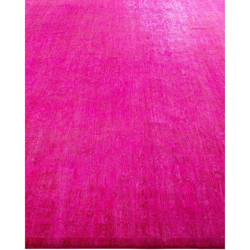Vibrance, One-of-a-Kind Handmade Area Rug - Pink, 8' 1" x 10' 7" - 8' 1" x 10' 7"