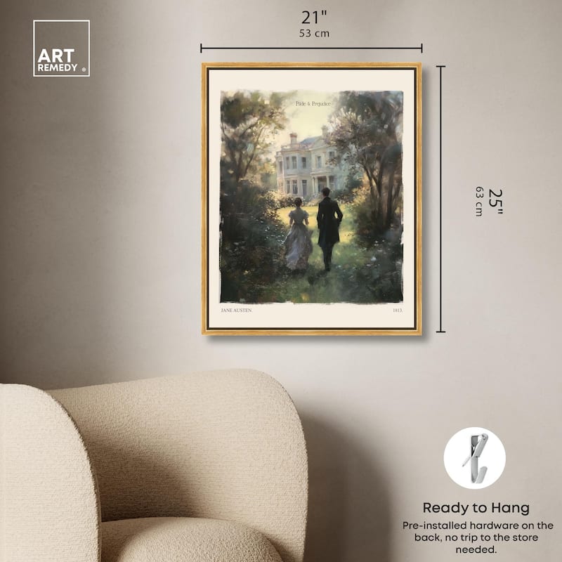Pride and Prejudice Scene Canvas by Art Remedy