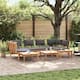 Option brown and dark gray 2 benches + 2 tables