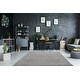 preview thumbnail 2 of 23, L'Baiet Alora Solid Color Thick Shag Rug 8' x 10' - Grey