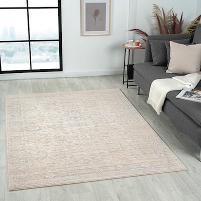 Sevita Lancaster Bordered Area Rug