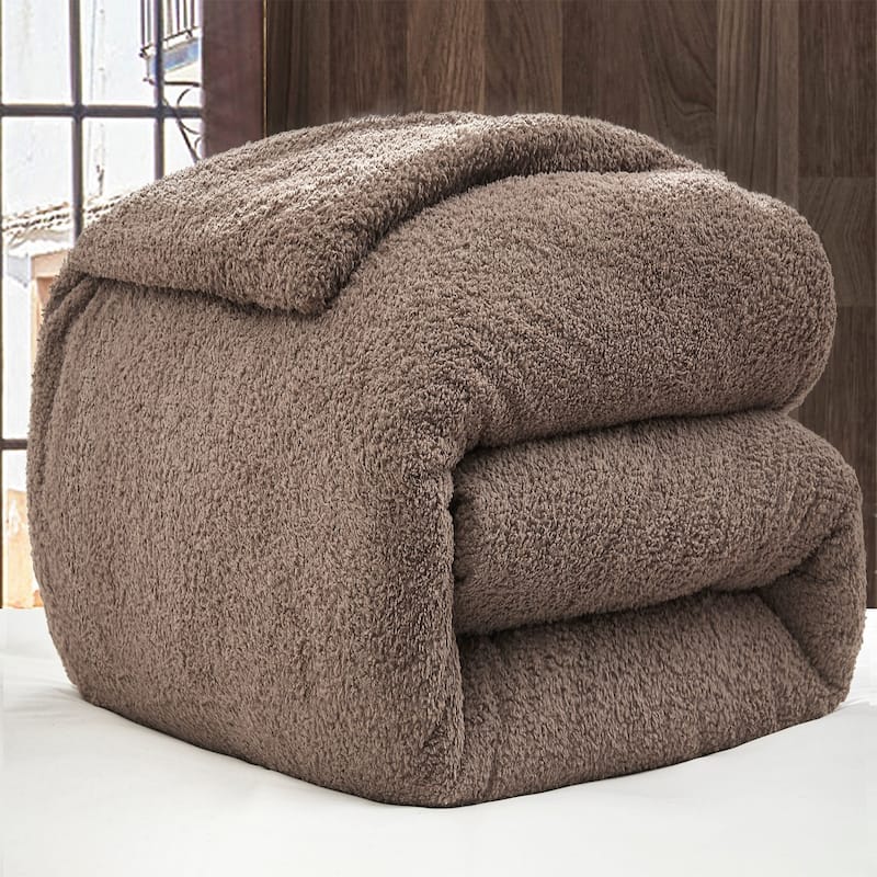 My Childhood Teddy Bear - Coma Inducer® Oversized Comforter Set - Real Brown
