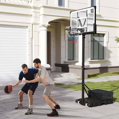 Basketball Hoop Outdoor Height Adjustable Basketball Goal System