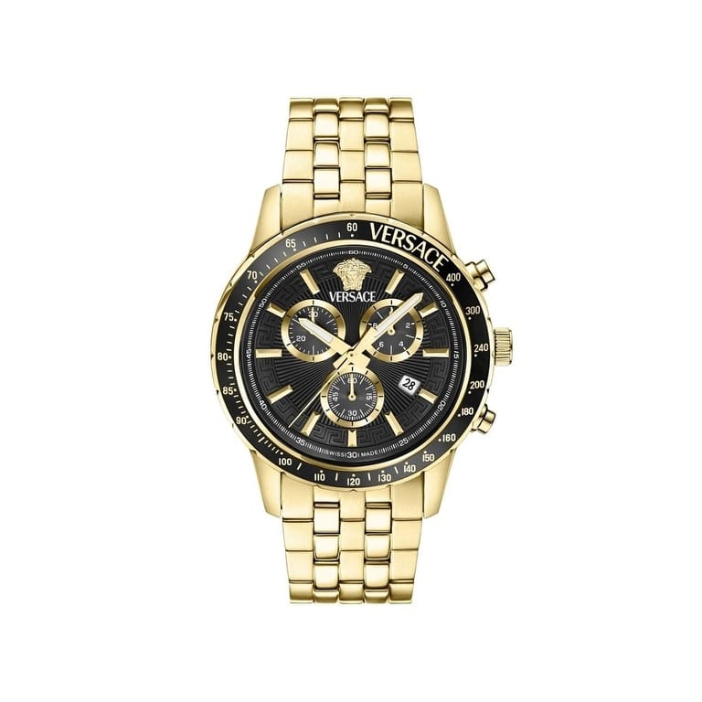 Versace Men's Sport Chrono 44mm Quartz Watch - Gold - N/A