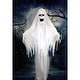 preview thumbnail 12 of 11, Haunted Hill Farm Life Size Animatronic Reaper, Indoor/Outdoor Halloween Decoration, Flashing White Eyes, Poseable, Battery