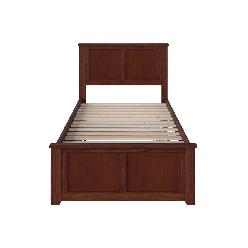 AFI Madison Platform Bed with Matching Footboard & Trundle