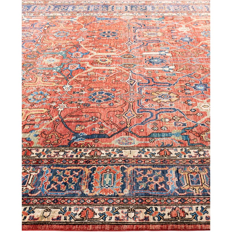 Serapi One-of-a-Kind Hand-Knotted Area Rug - Red - 8' 3" x 10' 0"