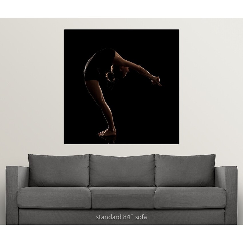 Shop The Half Moon Pose Ardha Chandrasana Poster Print Overstock 16380179