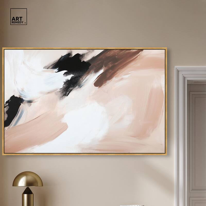 Swirls of Cream II Canvas by Art Remedy