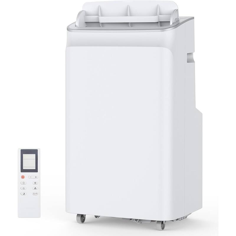 12,000 Btu Portable Air Conditioner, Cooling Up to 400sq.ft - White