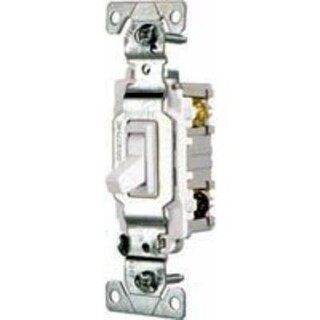 Cooper Wiring CSB115STW-SP 1-Pole Grade Pro AC Quiet Toggle Switch ...